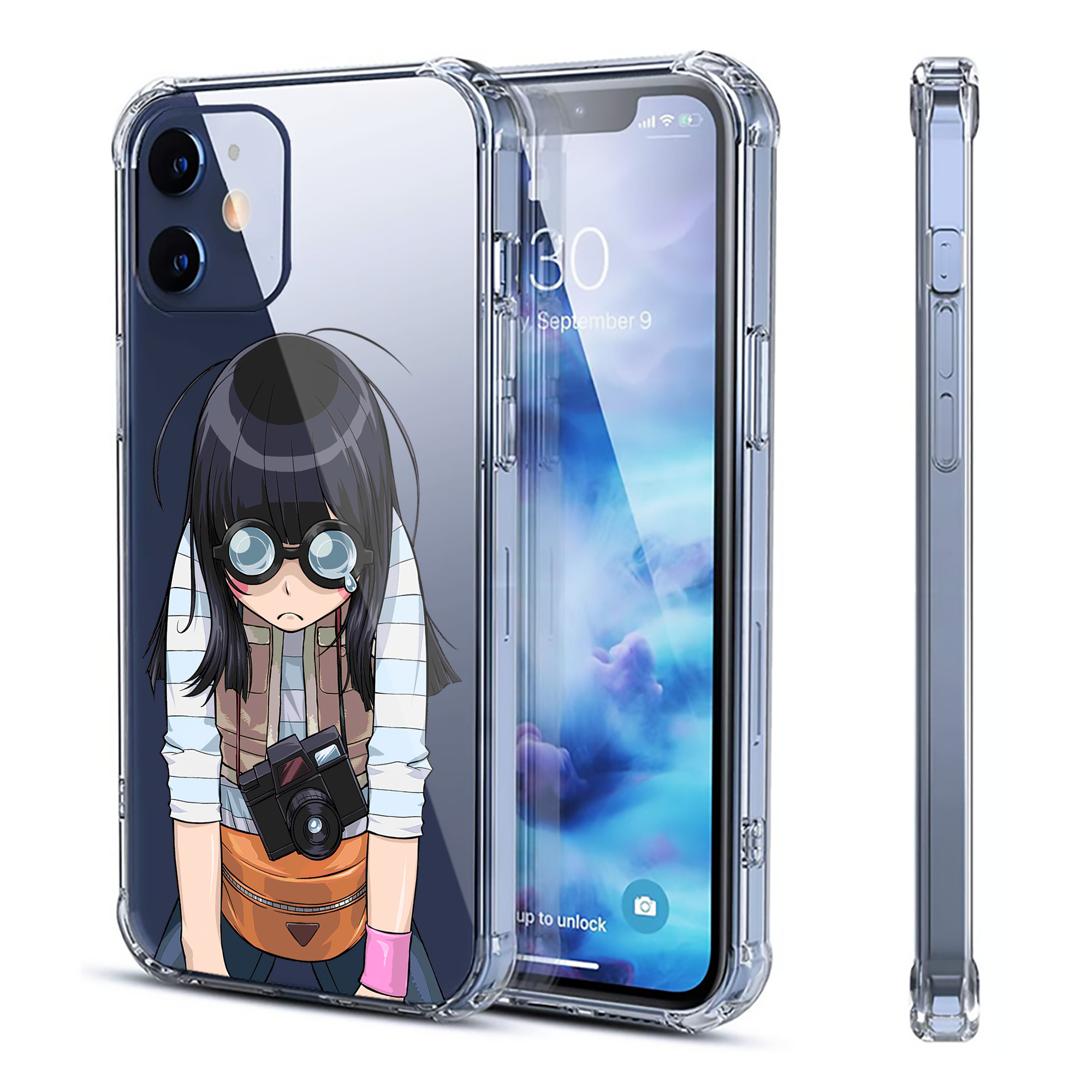 （画像用） 遊☆戯☆王 Yu-Gi-Oh! 【iPhone 12シリーズ対応】透明スマホケース（クリアソフトケース）